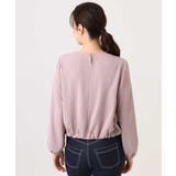 タックデザインジョーゼットブラウス(長袖)/UVカット/接触冷感/洗える | OFUON | 詳細画像22 