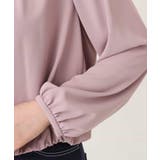 タックデザインジョーゼットブラウス(長袖)/UVカット/接触冷感/洗える | OFUON | 詳細画像25 