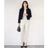 ダブルクロス ペプラムブラウス/洗える/WEB限定サイズあり | OFUON | 詳細画像27 