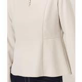 ダブルクロス ペプラムブラウス/洗える/WEB限定サイズあり | OFUON | 詳細画像8 