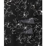 ラインフラワーボウタイ風ブラウス/洗える | OFUON | 詳細画像25 