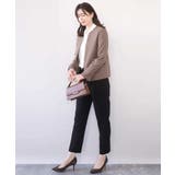 スムースジョーゼットボウブラウス/洗える/WEB限定サイズあり | OFUON | 詳細画像13 