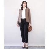 スムースジョーゼットボウブラウス/洗える/WEB限定サイズあり | OFUON | 詳細画像14 