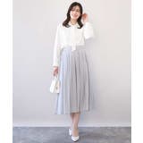 スムースジョーゼットボウブラウス/洗える/WEB限定サイズあり | OFUON | 詳細画像27 