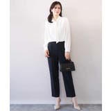 スムースジョーゼットボウブラウス/洗える/WEB限定サイズあり | OFUON | 詳細画像3 