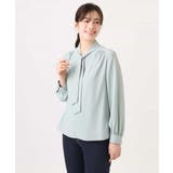 スムースジョーゼットボウブラウス/洗える/WEB限定サイズあり | OFUON | 詳細画像34 