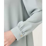 スムースジョーゼットボウブラウス/洗える/WEB限定サイズあり | OFUON | 詳細画像39 