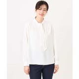 スムースジョーゼットボウブラウス/洗える/WEB限定サイズあり | OFUON | 詳細画像42 