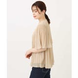ドット柄シフォンプリーツブラウス/WEB限定サイズあり | OFUON | 詳細画像15
