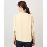 サテンジョーゼットVネックブラウス/洗える/WEB限定サイズあり | OFUON | 詳細画像28