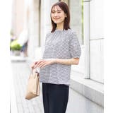 カラースクエアプリント2wayブラウス/洗える | OFUON | 詳細画像11