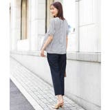 カラースクエアプリント2wayブラウス/洗える | OFUON | 詳細画像15