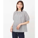 カラースクエアプリント2wayブラウス/洗える | OFUON | 詳細画像17