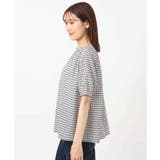 カラースクエアプリント2wayブラウス/洗える | OFUON | 詳細画像18