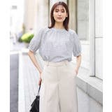 カラースクエアプリント2wayブラウス/洗える | OFUON | 詳細画像2