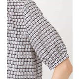 カラースクエアプリント2wayブラウス/洗える | OFUON | 詳細画像22