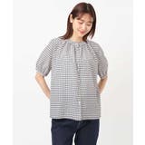 カラースクエアプリント2wayブラウス/洗える | OFUON | 詳細画像25