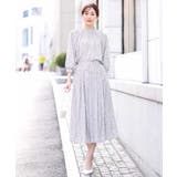 小花柄シャーリングブラウス/前後2way/洗える | OFUON | 詳細画像12 