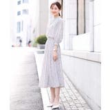 小花柄シャーリングブラウス/前後2way/洗える | OFUON | 詳細画像13 