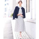 小花柄シャーリングブラウス/前後2way/洗える | OFUON | 詳細画像16 