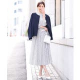 小花柄シャーリングブラウス/前後2way/洗える | OFUON | 詳細画像17 