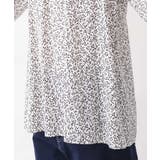 小花柄シャーリングブラウス/前後2way/洗える | OFUON | 詳細画像25 