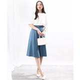 フロントタックジョーゼットブラウス/洗える/WEB限定サイズ | OFUON | 詳細画像12 