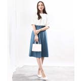 フロントタックジョーゼットブラウス/洗える/WEB限定サイズ | OFUON | 詳細画像13 