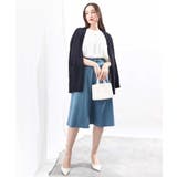 フロントタックジョーゼットブラウス/洗える/WEB限定サイズ | OFUON | 詳細画像17 