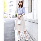 フロントタックジョーゼットブラウス/洗える/WEB限定サイズ | OFUON | 詳細画像20 