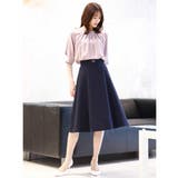 フロントタックジョーゼットブラウス/洗える/WEB限定サイズ | OFUON | 詳細画像24 