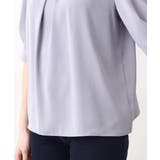 フロントタックジョーゼットブラウス/洗える/WEB限定サイズ | OFUON | 詳細画像35 