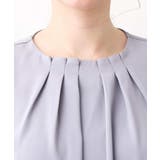 フロントタックジョーゼットブラウス/洗える/WEB限定サイズ | OFUON | 詳細画像39 