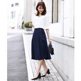 五分袖Vネックブラウス/洗える | OFUON | 詳細画像16 