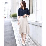 五分袖Vネックブラウス/洗える | OFUON | 詳細画像19 