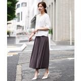 五分袖Vネックブラウス/洗える | OFUON | 詳細画像2 