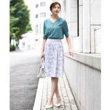 五分袖Vネックブラウス/洗える | OFUON | 詳細画像29 