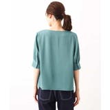 五分袖Vネックブラウス/洗える | OFUON | 詳細画像5 