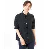 衿付きタックスリーブシャツブラウス 接触冷感 UVカット | OFUON | 詳細画像23 