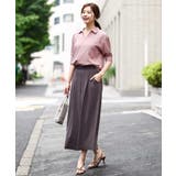 スキッパーシャツブラウス/洗える | OFUON | 詳細画像13 