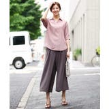 スキッパーシャツブラウス/洗える | OFUON | 詳細画像14 