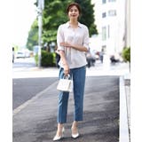 スキッパーシャツブラウス/洗える | OFUON | 詳細画像24 