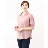 スキッパーシャツブラウス/洗える | OFUON | 詳細画像29 