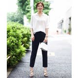 スキッパーシャツブラウス/洗える | OFUON | 詳細画像3 