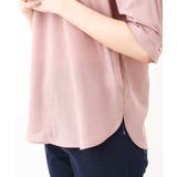 スキッパーシャツブラウス/洗える | OFUON | 詳細画像34 