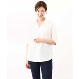 スキッパーシャツブラウス/洗える | OFUON | 詳細画像38 