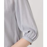 ドットジャガードフリルリボンブラウス/UVカット/洗える/WEB限定サイズあり | OFUON | 詳細画像21