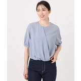 カシュクールデザインブラウス/接触冷感/速乾/洗える/WEB限定サイズあり | OFUON | 詳細画像14 