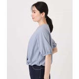 カシュクールデザインブラウス/接触冷感/速乾/洗える/WEB限定サイズあり | OFUON | 詳細画像15 