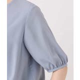 カシュクールデザインブラウス/接触冷感/速乾/洗える/WEB限定サイズあり | OFUON | 詳細画像19 